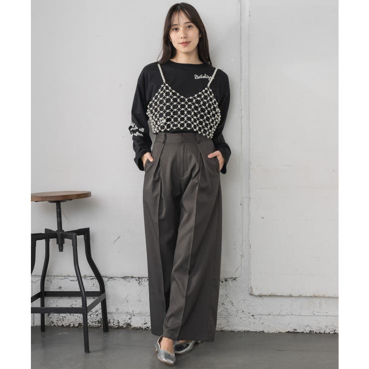 ランダム刺繍ロンTEE | RETRO GIRL | 詳細画像12 