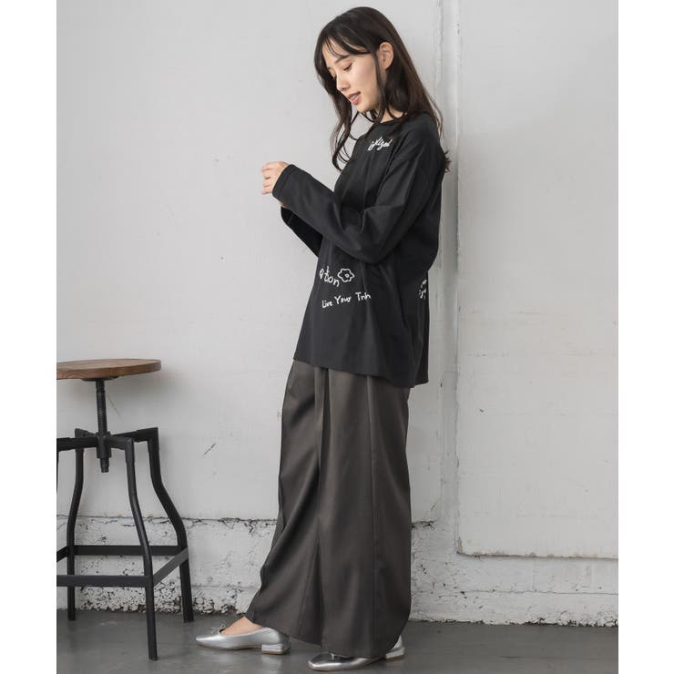 ランダム刺繍ロンTEE | RETRO GIRL | 詳細画像14 