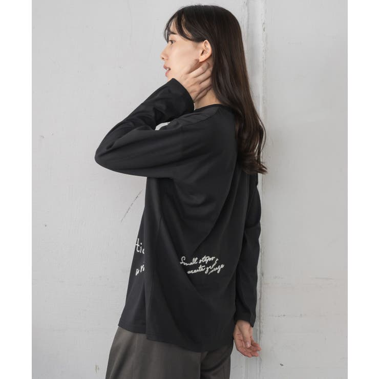 ランダム刺繍ロンTEE | RETRO GIRL | 詳細画像18 