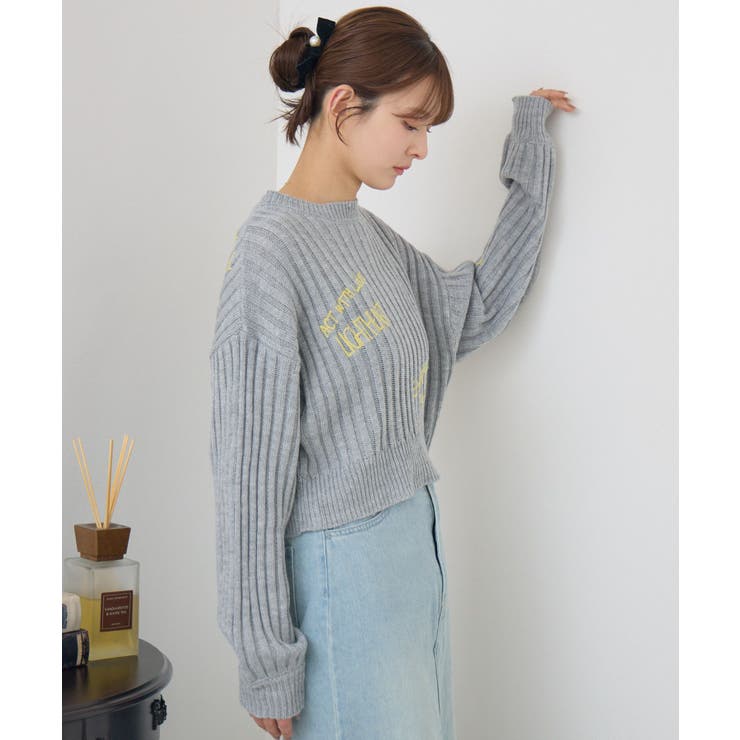 ランダムロゴ刺繍NT[品番：RTGW0008697]｜RETRO GIRL（レトロ