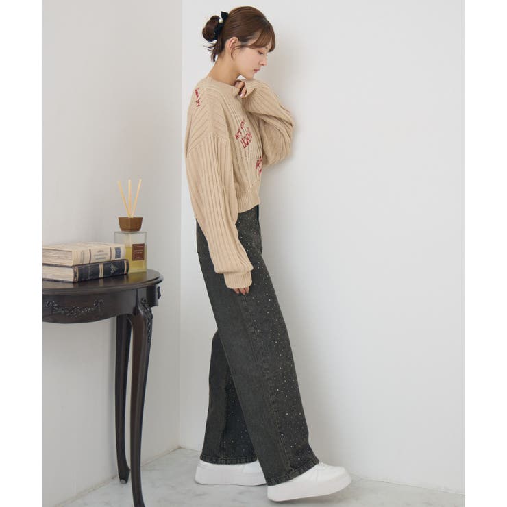 ランダムロゴ刺繍NT[品番：RTGW0008697]｜RETRO GIRL（レトロ