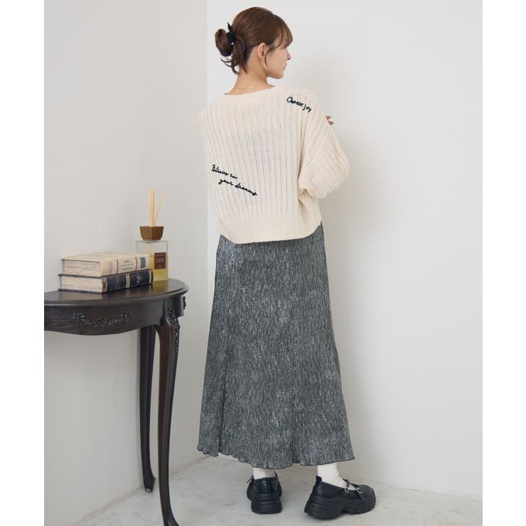 ランダムロゴ刺繍NT[品番：RTGW0008697]｜RETRO GIRL（レトロ