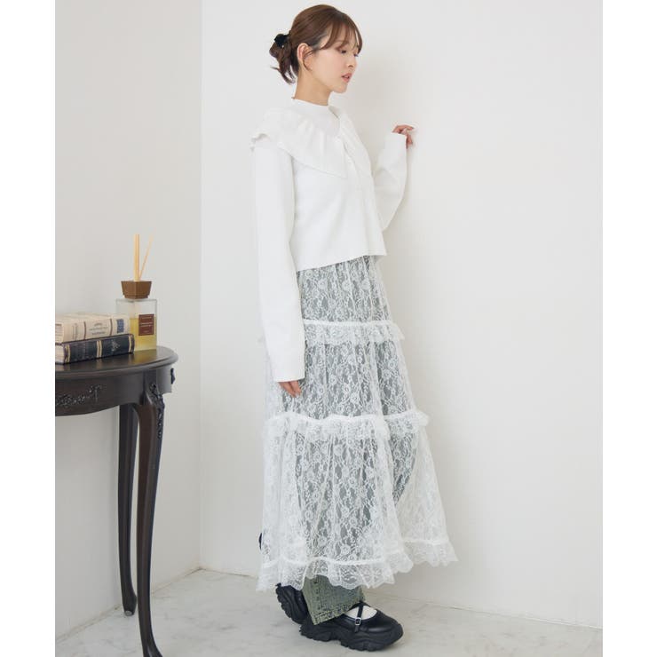 フリル襟カーデNTSET | RETRO GIRL | 詳細画像15 