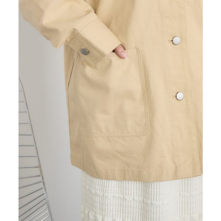 Fレザー襟カバーオール | RETRO GIRL | 詳細画像23 