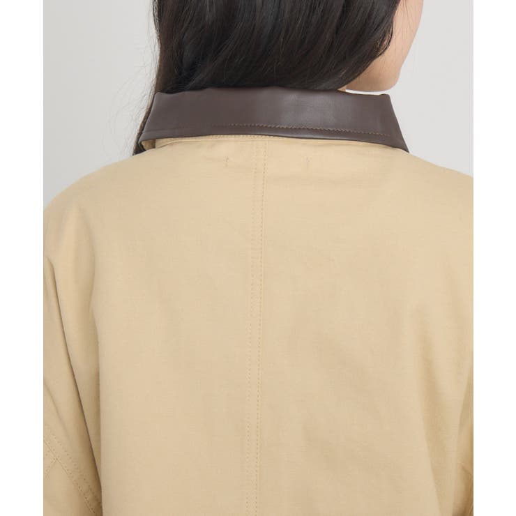 Fレザー襟カバーオール | RETRO GIRL | 詳細画像25 