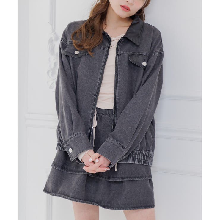 BLK1 | パイピングGジャン＆SKセット | RETRO GIRL