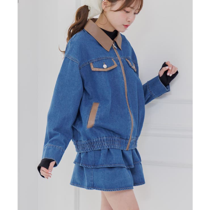 BLU5 | パイピングGジャン＆SKセット | RETRO GIRL