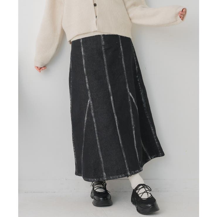 箔プリントデニムSK | RETRO GIRL | 詳細画像1 