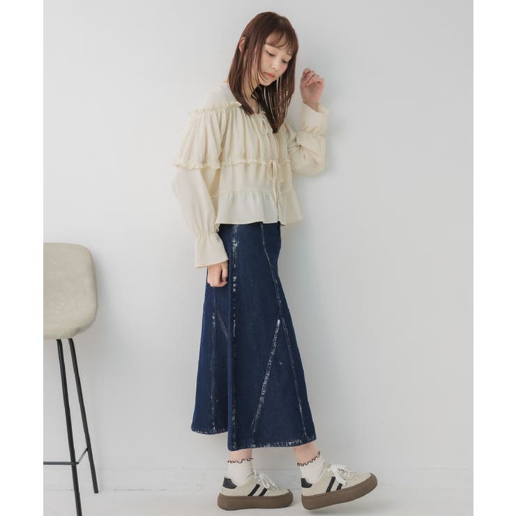 箔プリントデニムSK | RETRO GIRL | 詳細画像12 