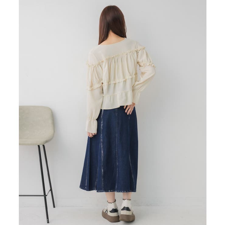 箔プリントデニムSK | RETRO GIRL | 詳細画像13 