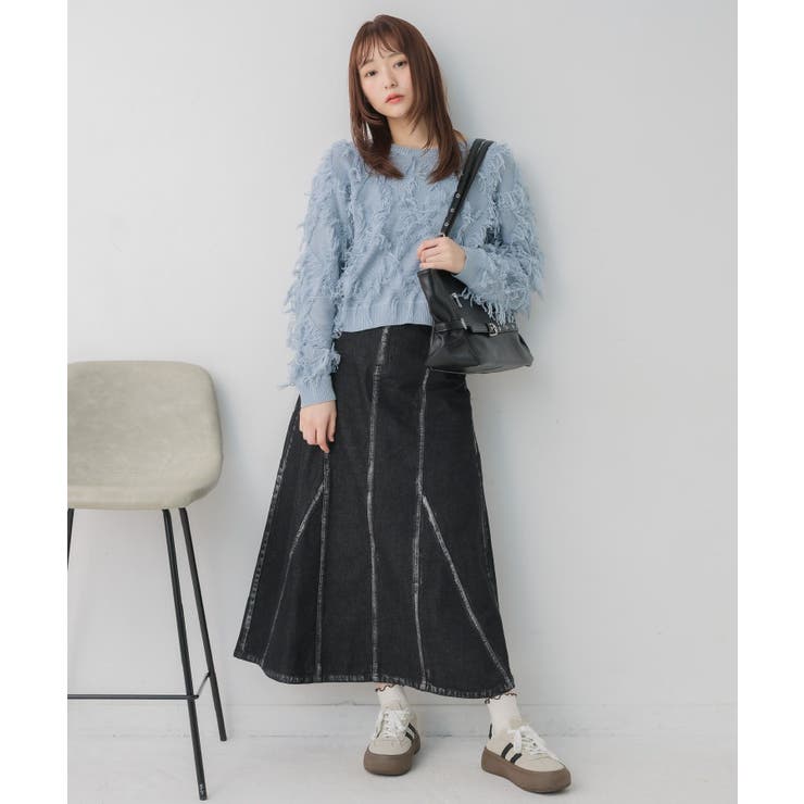 箔プリントデニムSK | RETRO GIRL | 詳細画像2 