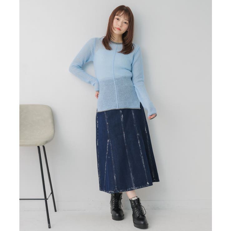 箔プリントデニムSK | RETRO GIRL | 詳細画像20 