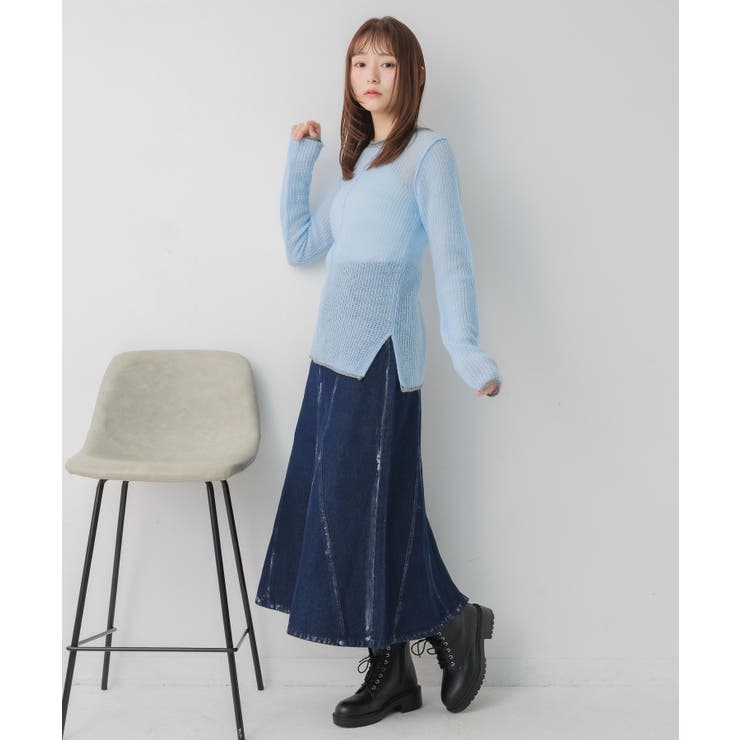 箔プリントデニムSK | RETRO GIRL | 詳細画像21 