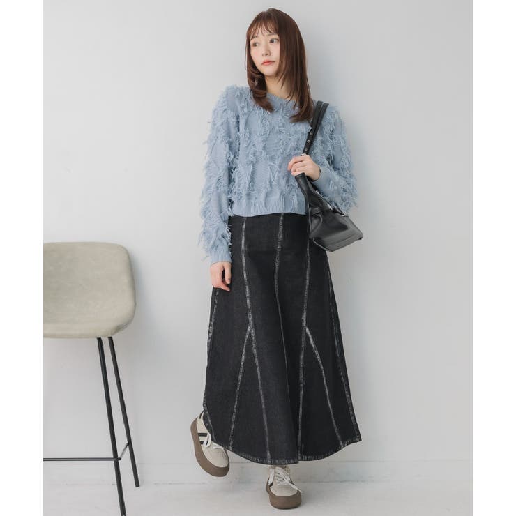 箔プリントデニムSK | RETRO GIRL | 詳細画像3 