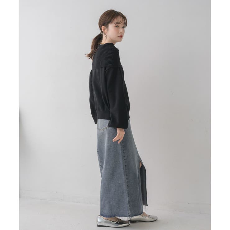 フリンジデニムSK | RETRO GIRL | 詳細画像4 