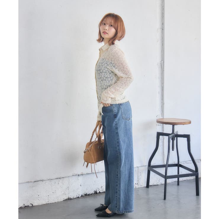 カットレースカーディガン | RETRO GIRL | 詳細画像5 