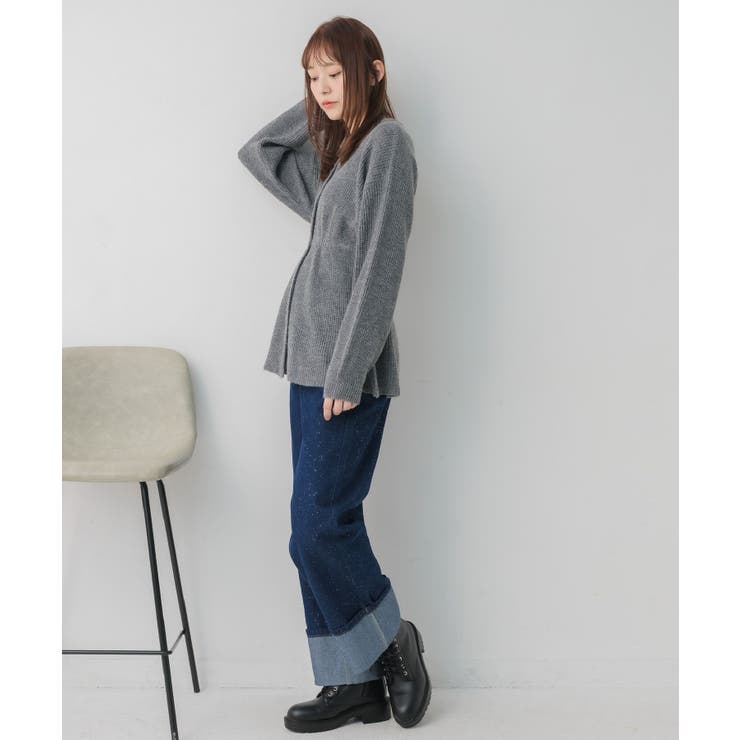 モヘアペプラムカーデ | RETRO GIRL | 詳細画像14 