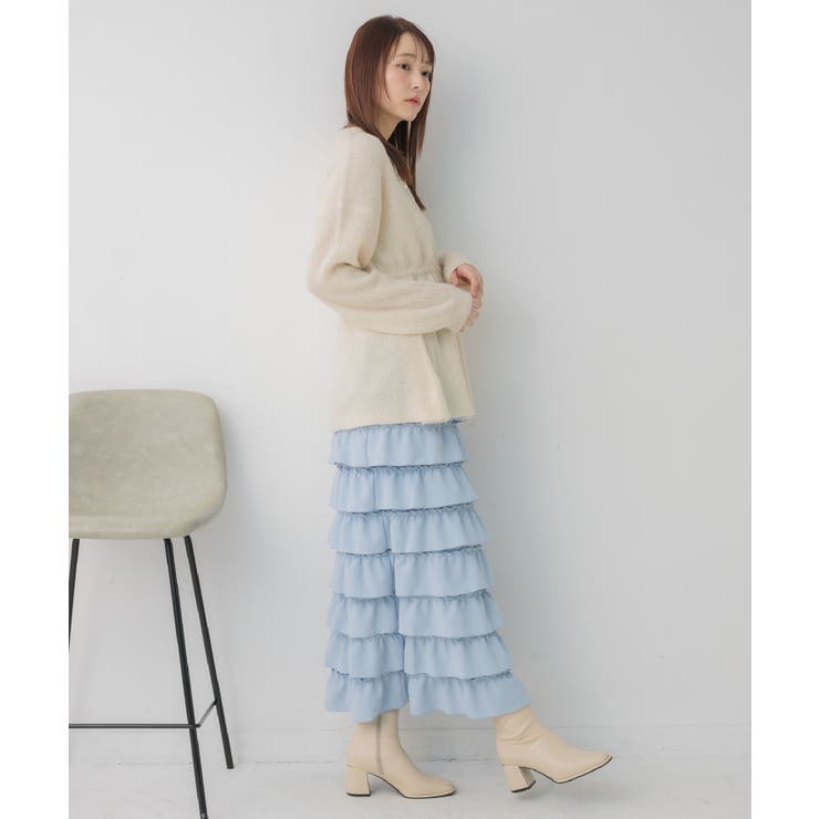 モヘアペプラムカーデ | RETRO GIRL | 詳細画像3 