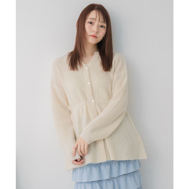 モヘアペプラムカーデ | RETRO GIRL | 詳細画像7 