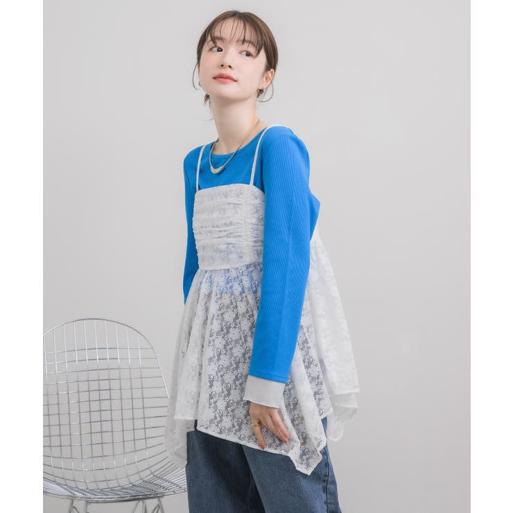 レースイレヘムキャミ | RETRO GIRL | 詳細画像10 