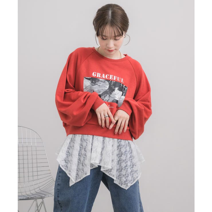 レースイレヘムキャミ | RETRO GIRL | 詳細画像13 