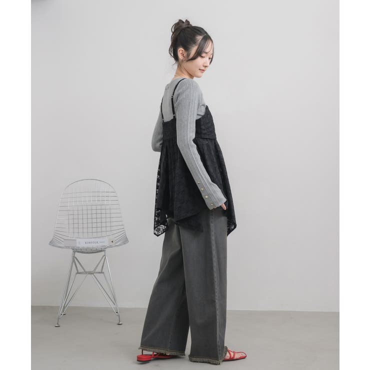 レースイレヘムキャミ | RETRO GIRL | 詳細画像15 