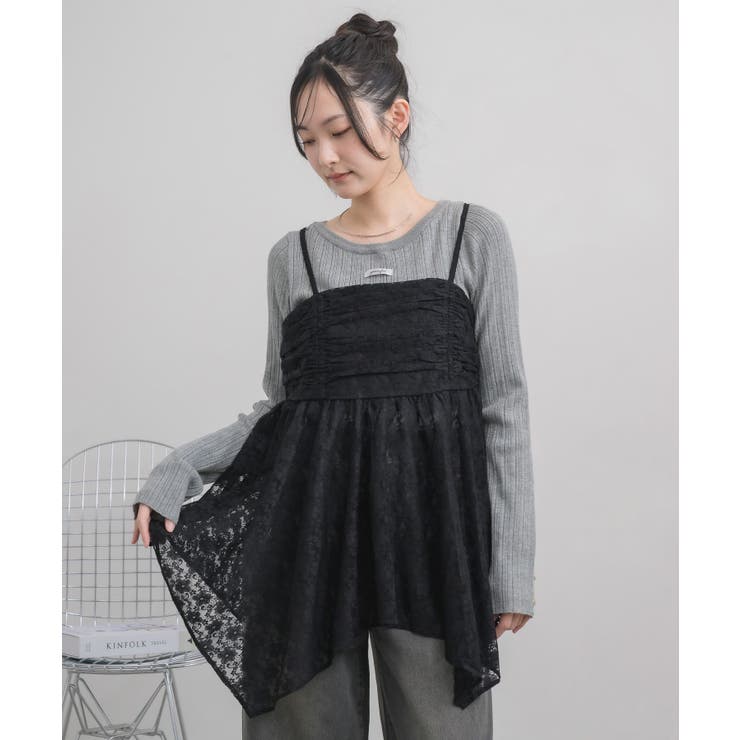 レースイレヘムキャミ | RETRO GIRL | 詳細画像19 