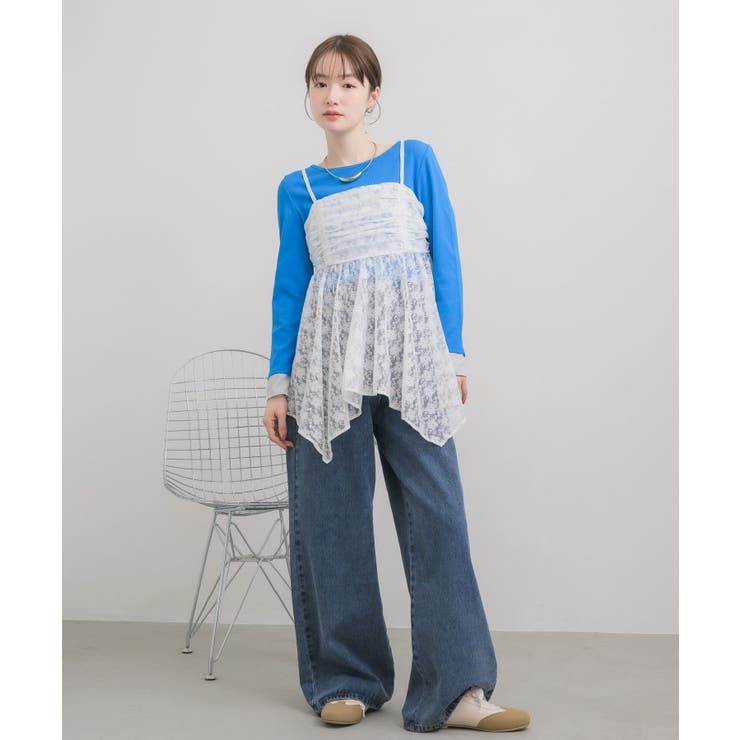 レースイレヘムキャミ | RETRO GIRL | 詳細画像2 