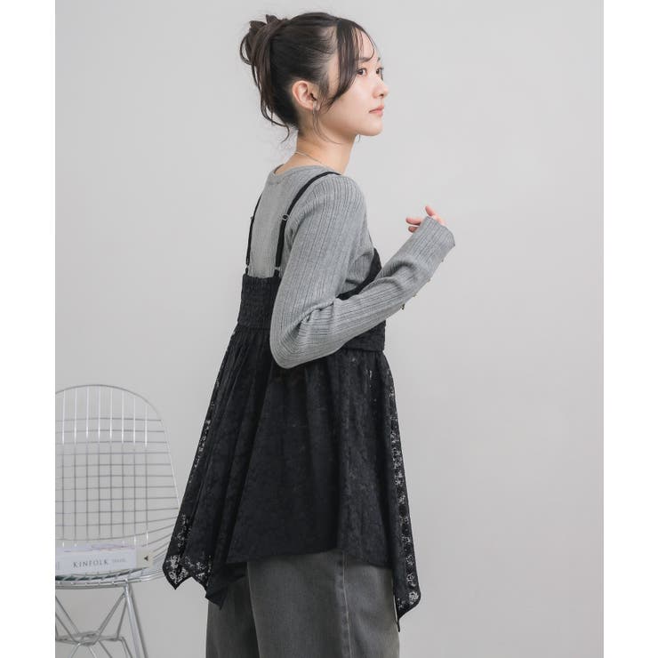 レースイレヘムキャミ | RETRO GIRL | 詳細画像20 