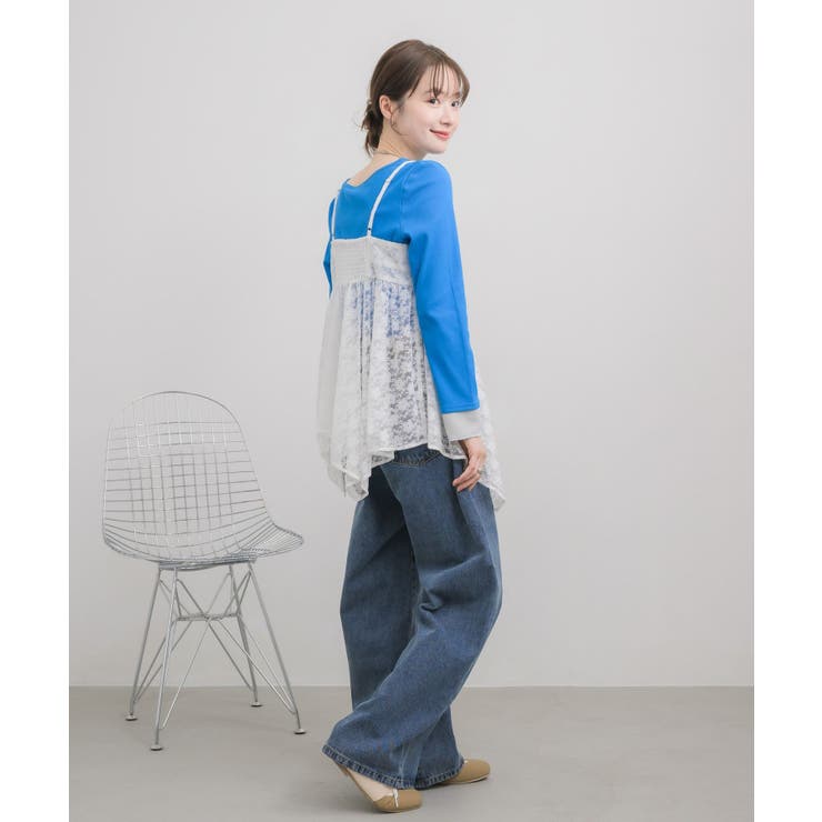 レースイレヘムキャミ | RETRO GIRL | 詳細画像3 