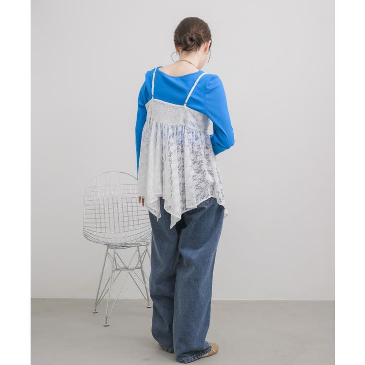 レースイレヘムキャミ | RETRO GIRL | 詳細画像4 