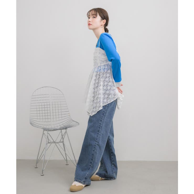 レースイレヘムキャミ | RETRO GIRL | 詳細画像5 