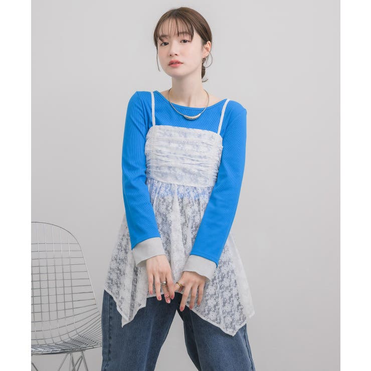 レースイレヘムキャミ | RETRO GIRL | 詳細画像7 