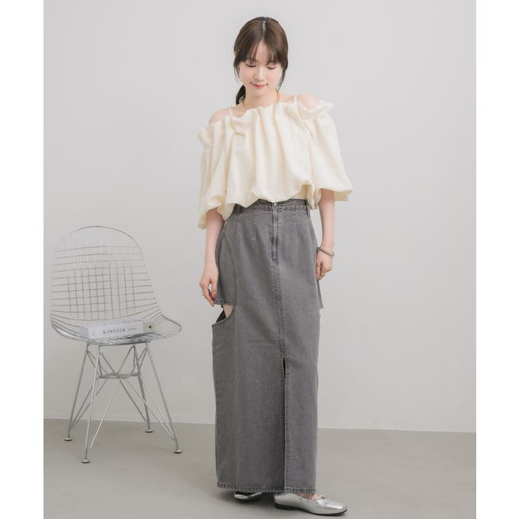 【WEB限定カラー追加】バルーンオフショルBL | RETRO GIRL | 詳細画像45 