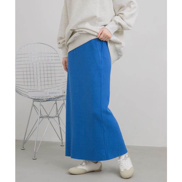 BLU0 | カットリブナローSK | RETRO GIRL