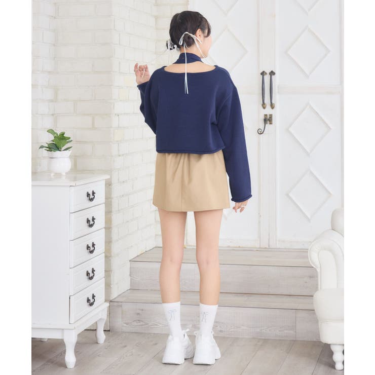 ベルト付プリーツスカート | RETRO GIRL | 詳細画像13 