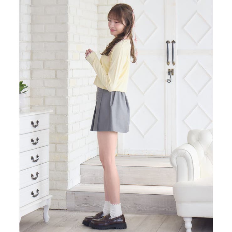 ベルト付プリーツスカート | RETRO GIRL | 詳細画像24 