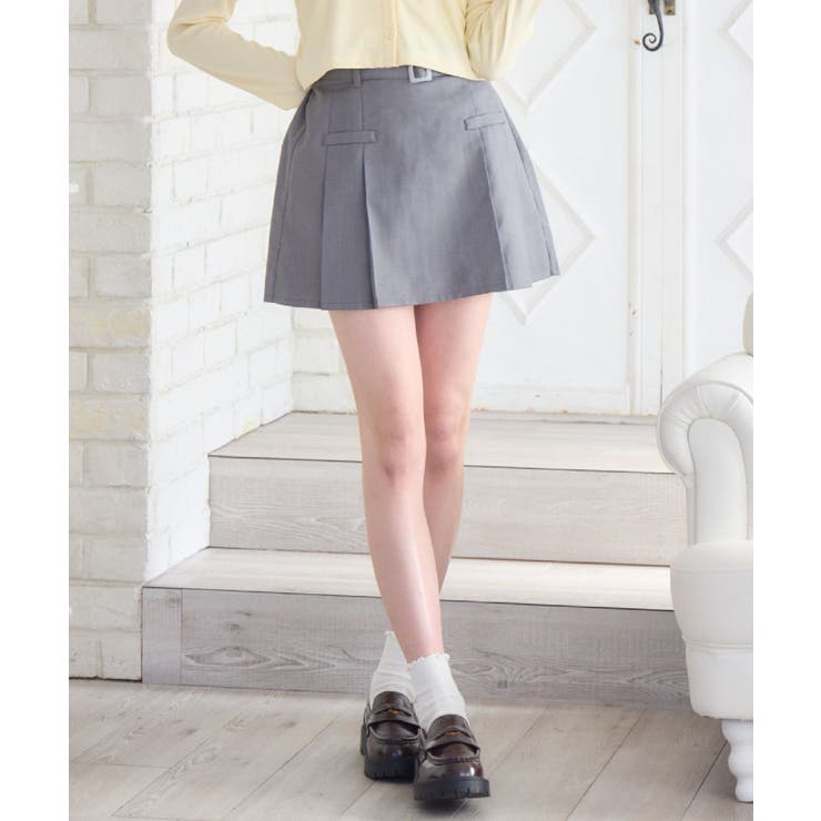 ベルト付プリーツスカート | RETRO GIRL | 詳細画像25 