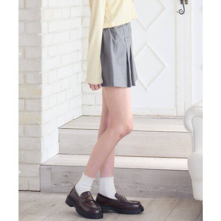 ベルト付プリーツスカート | RETRO GIRL | 詳細画像26 