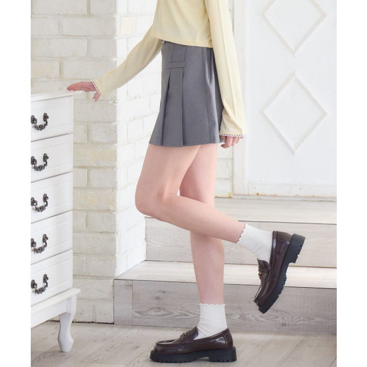 ベルト付プリーツスカート | RETRO GIRL | 詳細画像28 