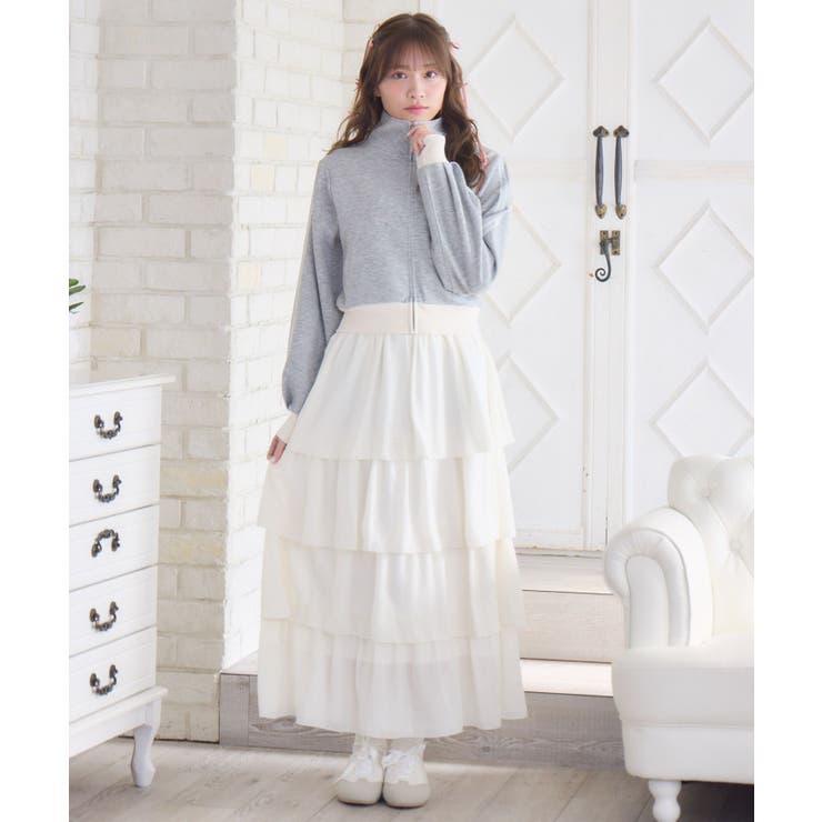 BレースアップティアードSK | RETRO GIRL | 詳細画像11 