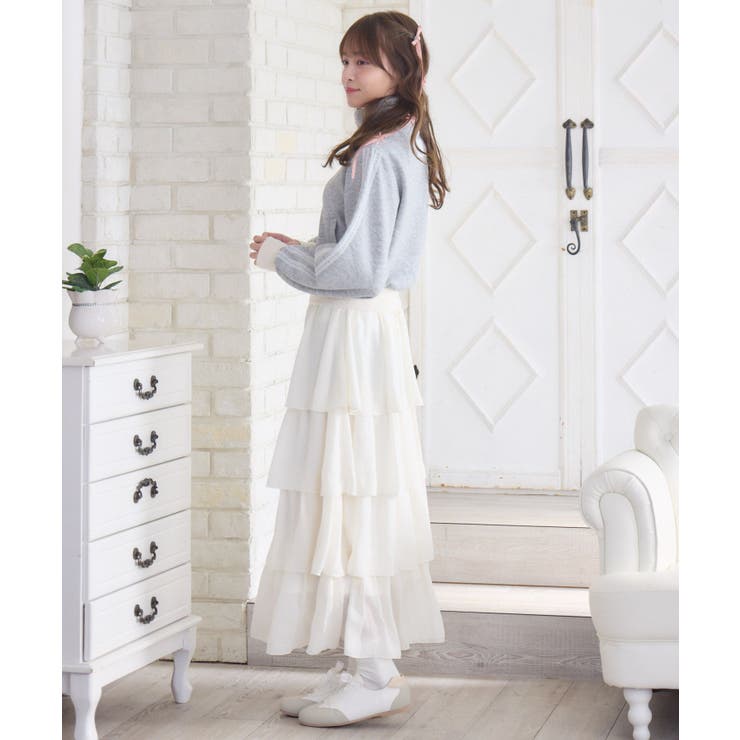 BレースアップティアードSK | RETRO GIRL | 詳細画像15 