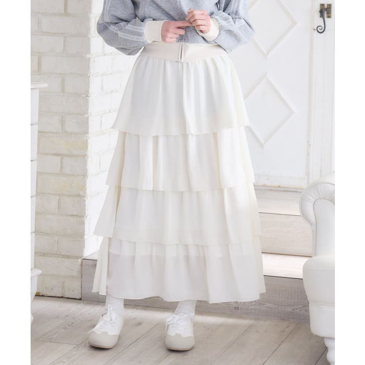 BレースアップティアードSK | RETRO GIRL | 詳細画像16 