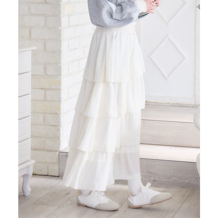 BレースアップティアードSK | RETRO GIRL | 詳細画像17 