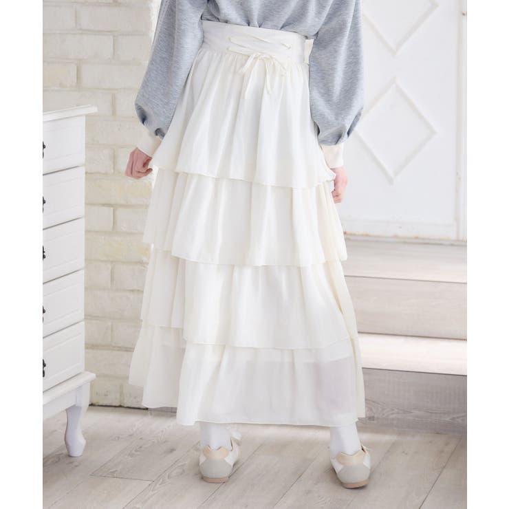 BレースアップティアードSK | RETRO GIRL | 詳細画像18 