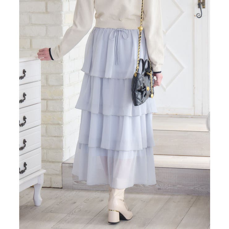 BレースアップティアードSK | RETRO GIRL | 詳細画像29 