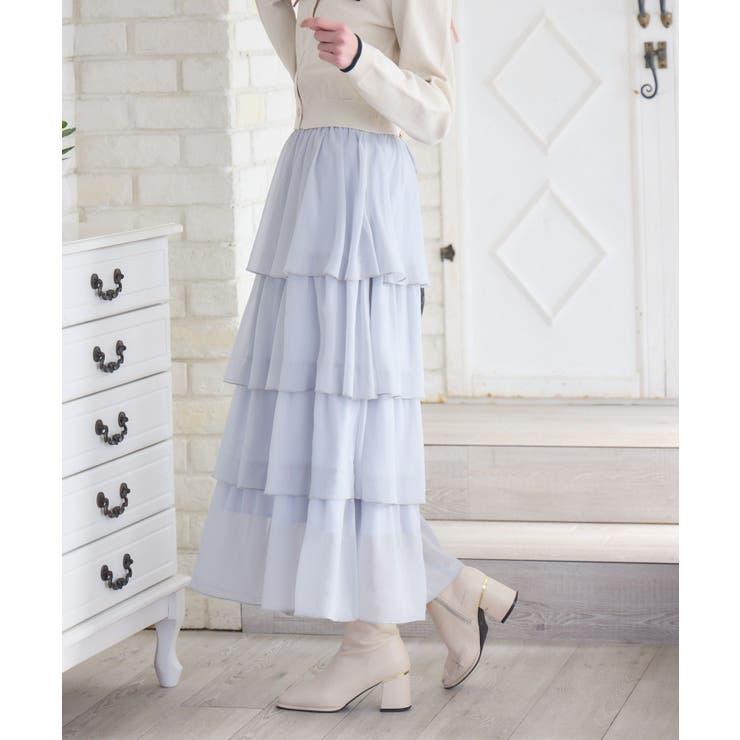 BレースアップティアードSK | RETRO GIRL | 詳細画像30 