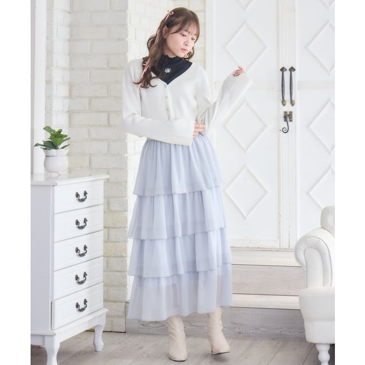 BレースアップティアードSK | RETRO GIRL | 詳細画像33 