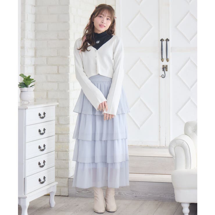 BレースアップティアードSK | RETRO GIRL | 詳細画像34 