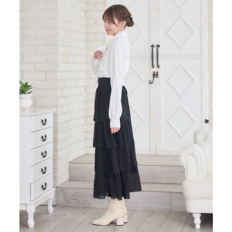 BレースアップティアードSK | RETRO GIRL | 詳細画像6 